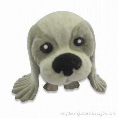 Big-head Dog, PVC Flocking, Any Design, Color, Logo Printing and Amount Accepted